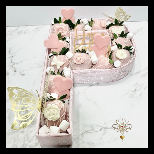 Light Pink 12" Letter Gift Box